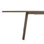 Hliníkový stůl ALORA 170/264x101 cm (šedo-hnědý)