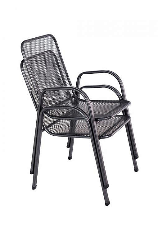 Stohovatelné kovové židle