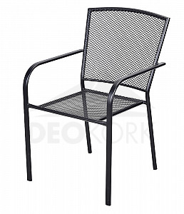 Kovová židle MAYA (černá)