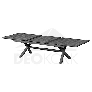 Hliníkový stůl BERGAMO II. 250/330 cm (antracit)